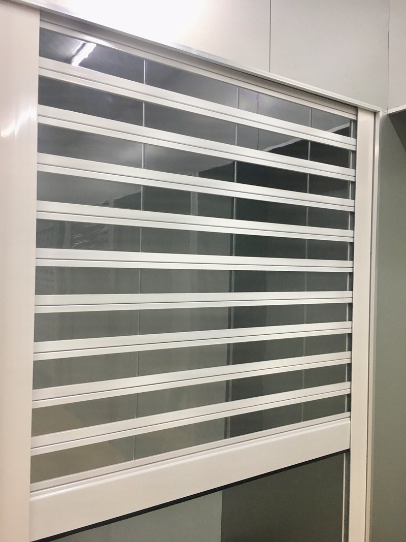 Home Transparent Polycarbonate Roller Shutter Door For Balcony