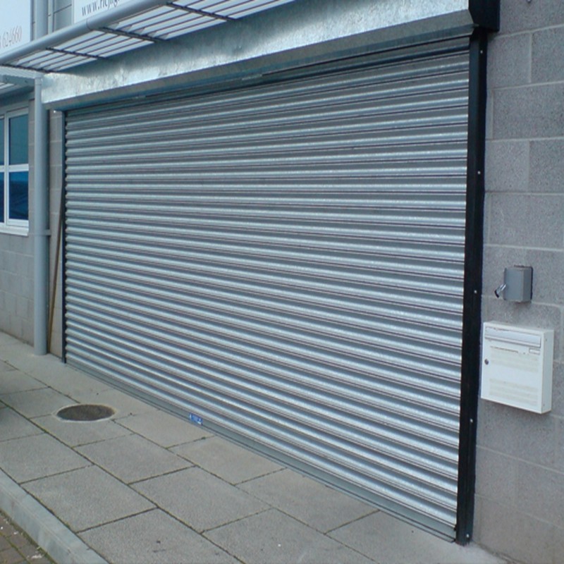 Manually Operated Security Galvanized Roller Shutter Door