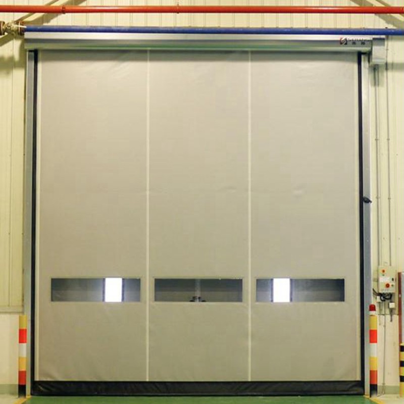 産業ポリ塩化ビニールの物質的なカーテンの高速ローラーシャッタードア