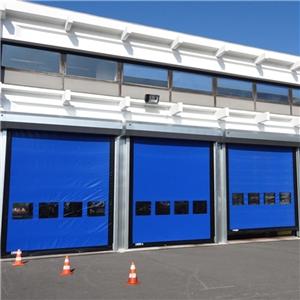 Electric Operation PVC High Speed Roll Up Performance Door