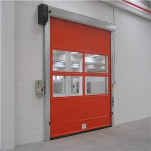 Zabezpieczenia automatyczne Zewnętrzne drzwi z roletami szybkobieżnymi z PVC