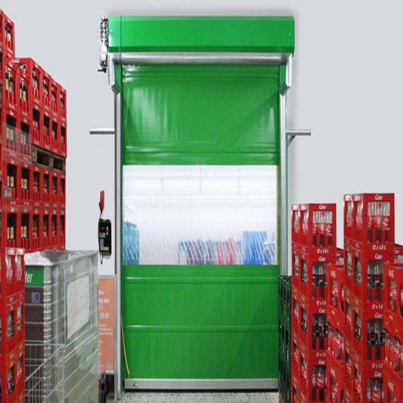 Automatic Remote Control PVC High Speed Roller Shutter Door
