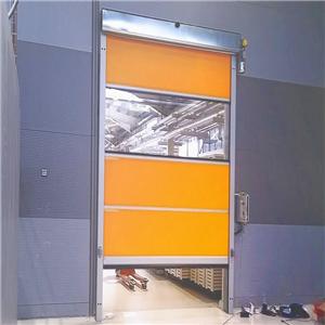 Puerta de persiana enrollable de alta velocidad eléctrica motorizada automática de PVC