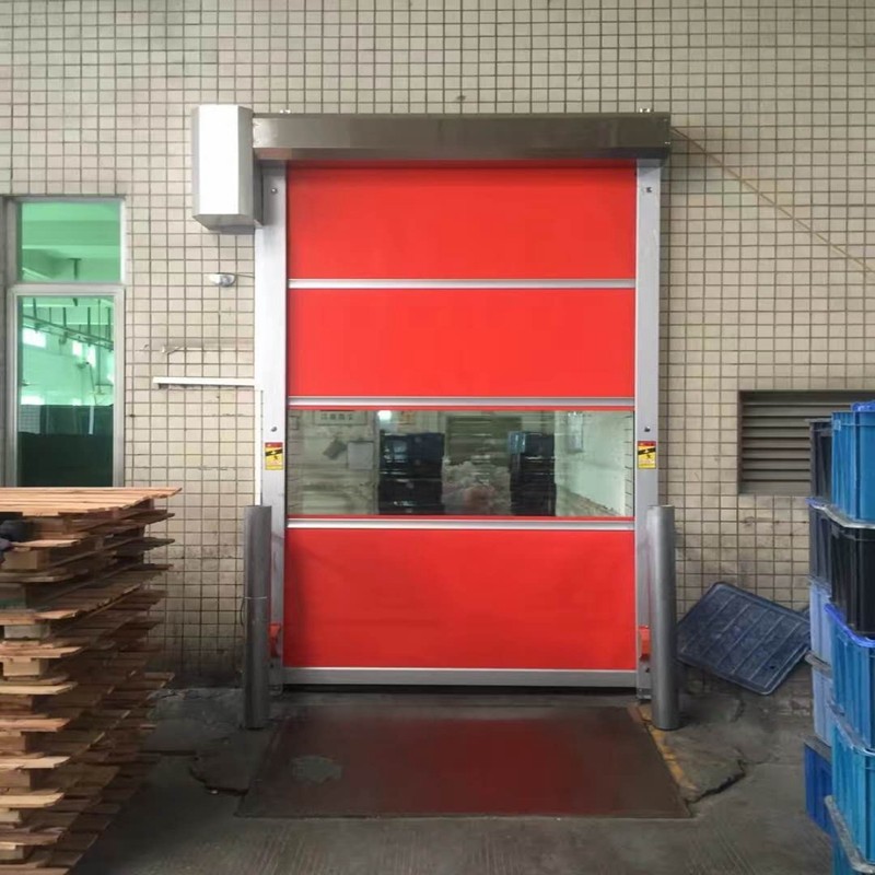 Cleanroom Insects-proof Pvc Curtain High Speed Roll Up Door