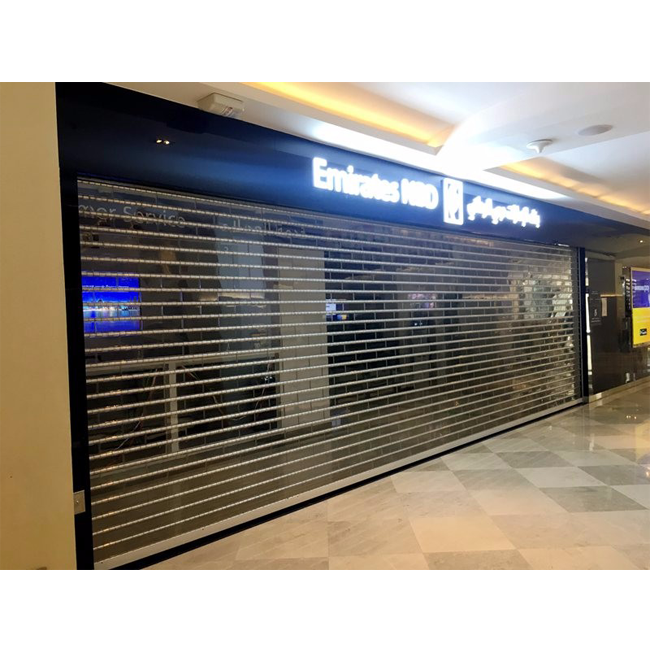 Automatic Motorized Electric Polycarbonate Rolling Shutter Door