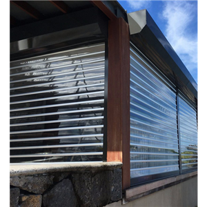 Industrial Outdoor Exterior Polycarbonate Roller Shutter Door