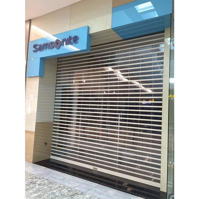 Polycarbonate Roller Shutter Door For Shops, Showrooms