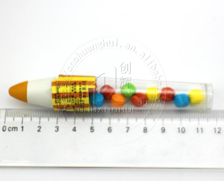 crayon toy with candy