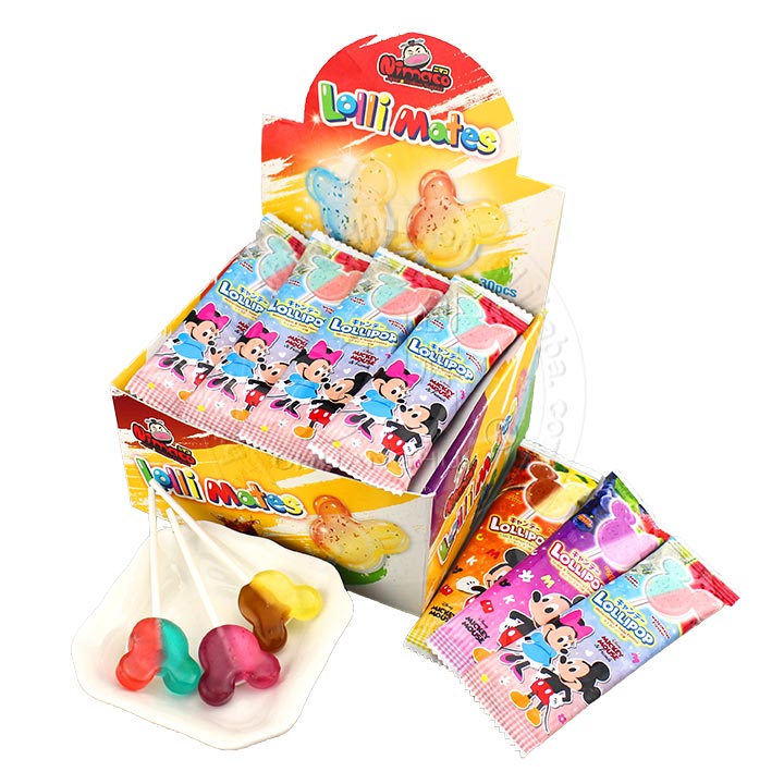 2 in 1 double flavors double colors mickey Lollipop candy Manufacturers, 2 in 1 double flavors double colors mickey Lollipop candy Factory, Supply 2 in 1 double flavors double colors mickey Lollipop candy