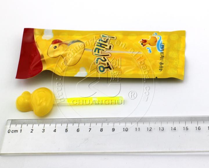 duck shape lollipop candy