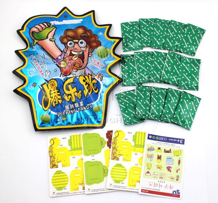 Pop Rocks popping candy with 3d puzzle card toys Manufacturers, Pop Rocks popping candy with 3d puzzle card toys Factory, Supply Pop Rocks popping candy with 3d puzzle card toys
