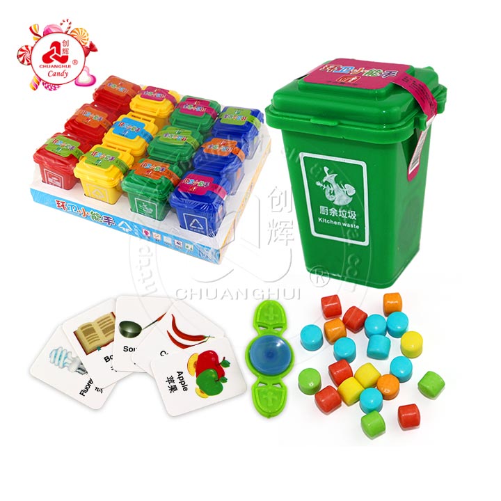 Supply Garbage sorting trash can toy with candy surprise CH-T941