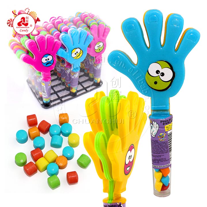 Supply Smiley Face small Hand Clap Toy Candy for kid Wholesale Factory ...