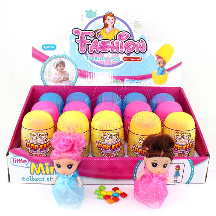 candy with capsule dolls