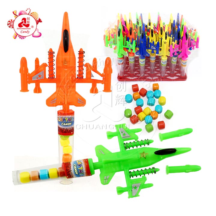 Supply 2019 Missile Fighter Airplane Toy Candy/double bomb fighter toy ...