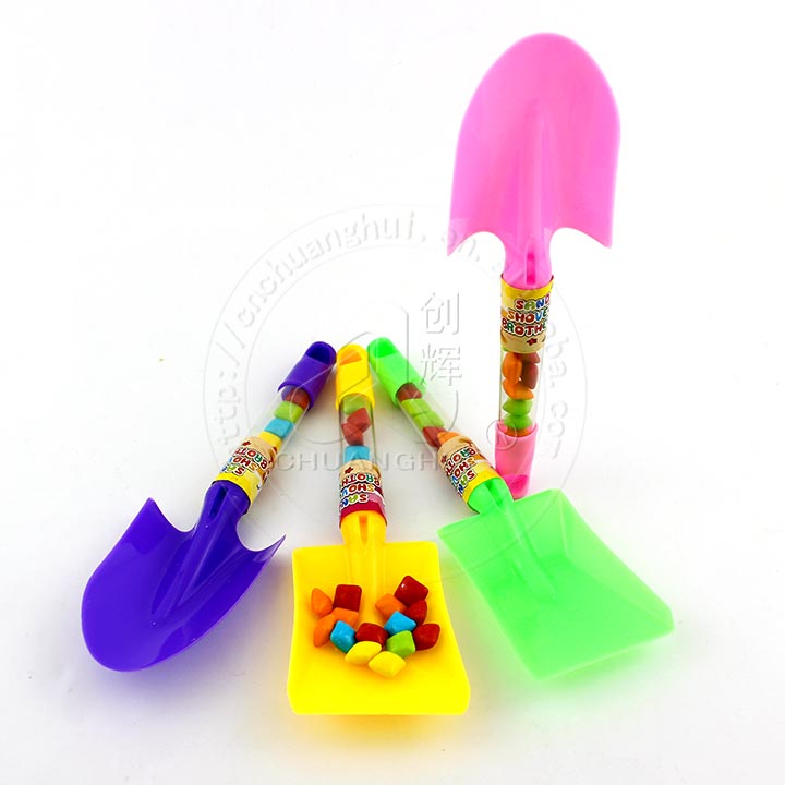 sand shovel with candy