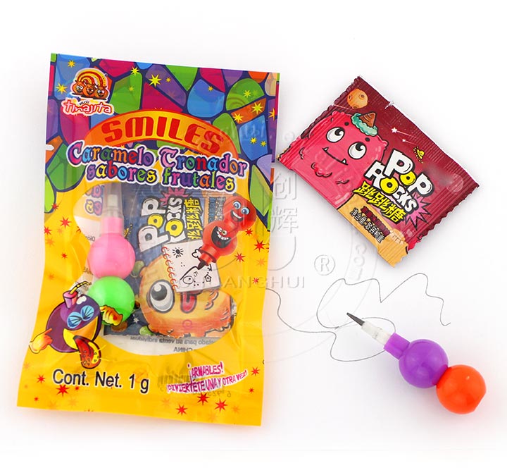Emoji face String-Link Pencil Toy และเก็บลูกกวาดในกระเป๋า