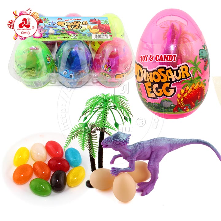 dinosaurs with jelly bean