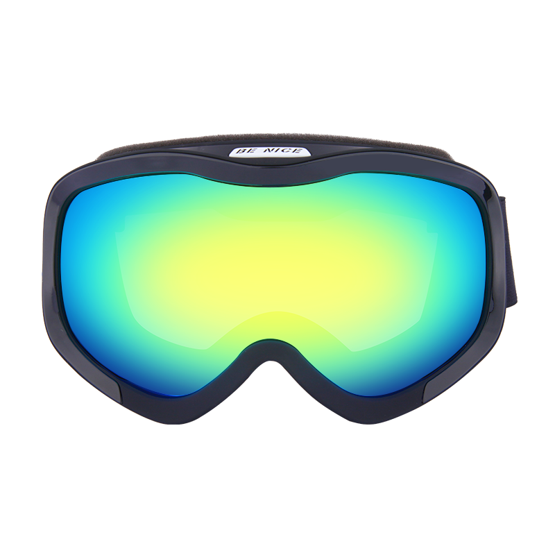 New Model Large rectangular frame anti-fog REVO Ski Goggles SNOW-4100