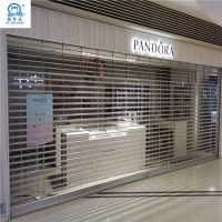 Transparent Durable Polycarbonate Roller Shutter Door