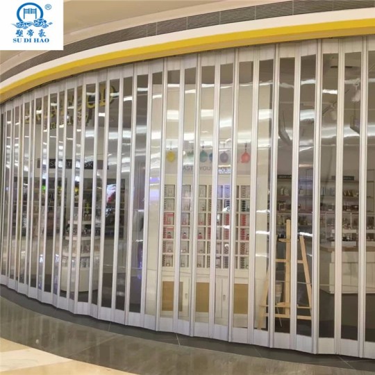 Aluminium Alloy See Through Strong Folding Door