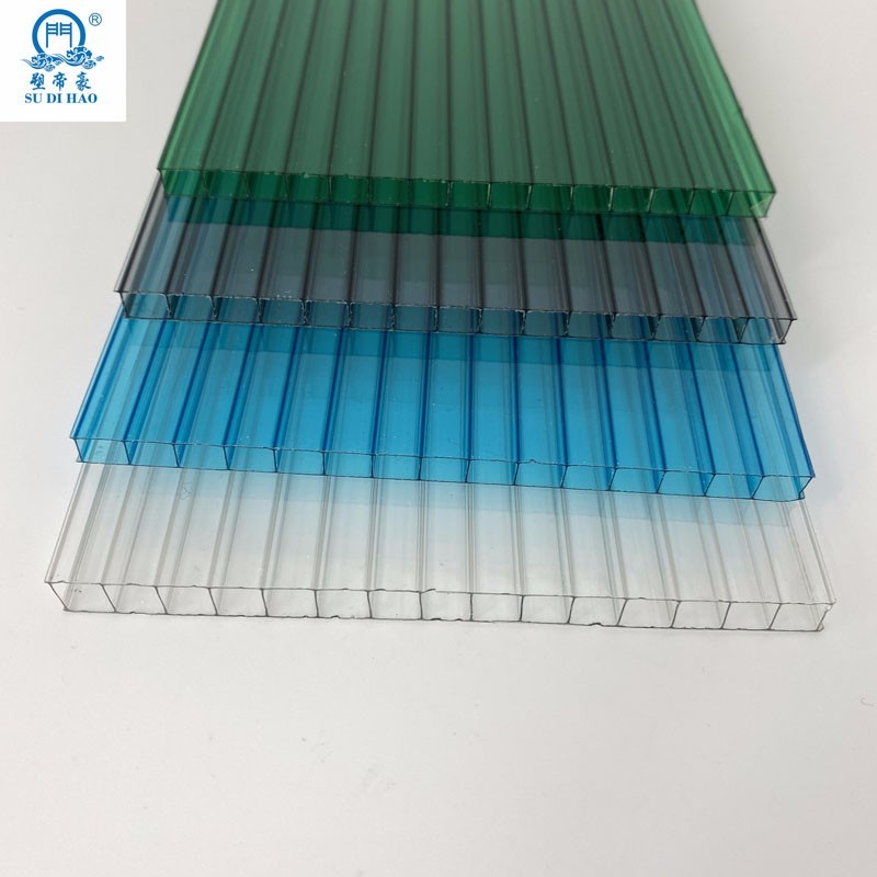 Good Quality Colored Twin Walls Polycarbonate Sheet