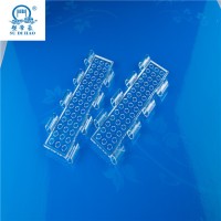 Round hole design clear polycarbonate door slats