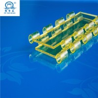 Colour shopmall door polycarbonate door slats