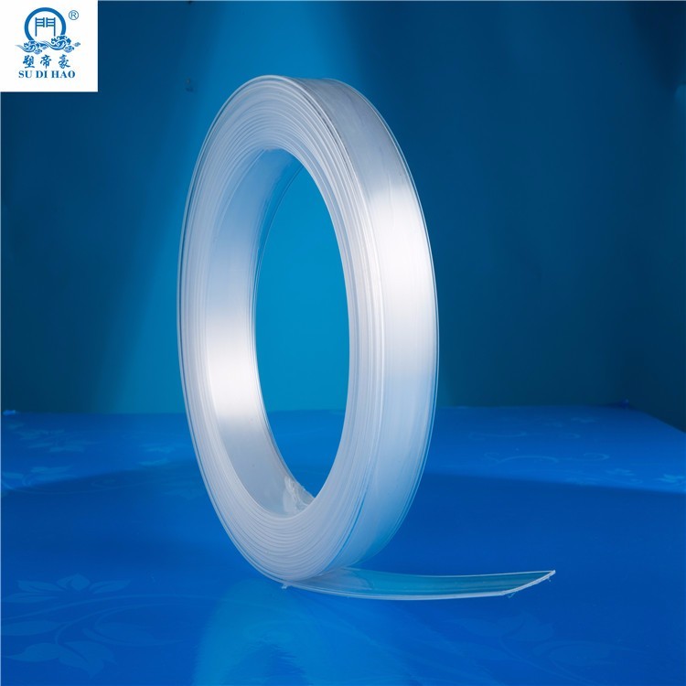 Transparent polycarbonate door slats rolls