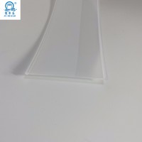 Frosted polycarbonate door slats rolls