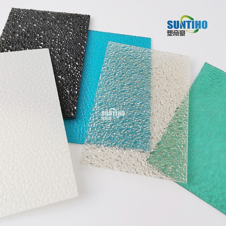 Unbreakable PC building material 6mm plastic solid flat polycarbonate sheet