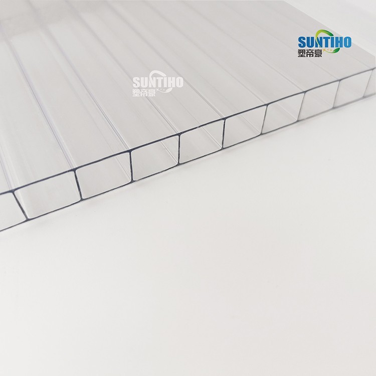 UV Resistant Hollow 4 MM Twinwall Polycarbonate Sheet