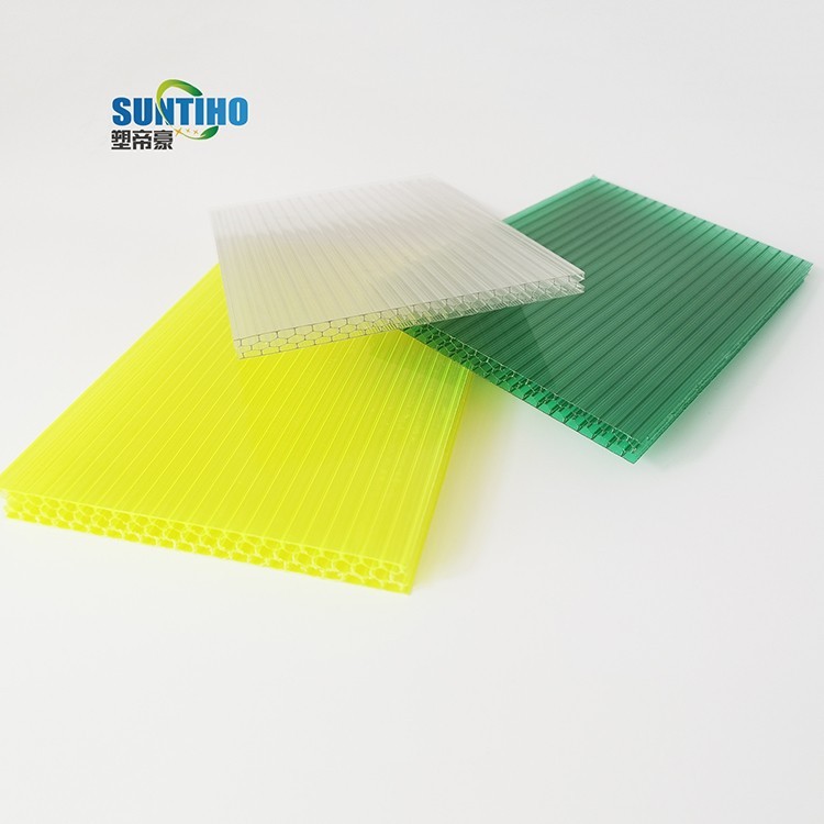 UV Honeycomb hollow polycarbonate honeycomb sheet for greenhouse roofing