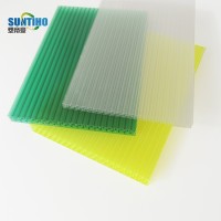 UV Honeycomb hollow polycarbonate honeycomb sheet for greenhouse roofing