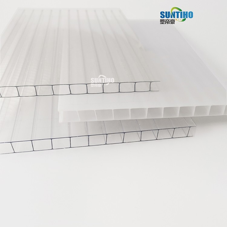 UV Resistant Hollow 4 MM Twinwall Polycarbonate Sheet