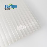 Rain protection roofing materials sheet weight polycarbonate hollow sheet