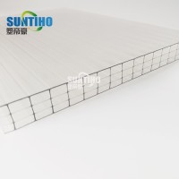 Rain protection roofing materials sheet weight polycarbonate hollow sheet