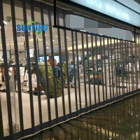 Fashion Aluminum PC Folding Door with special design For Shopping mall