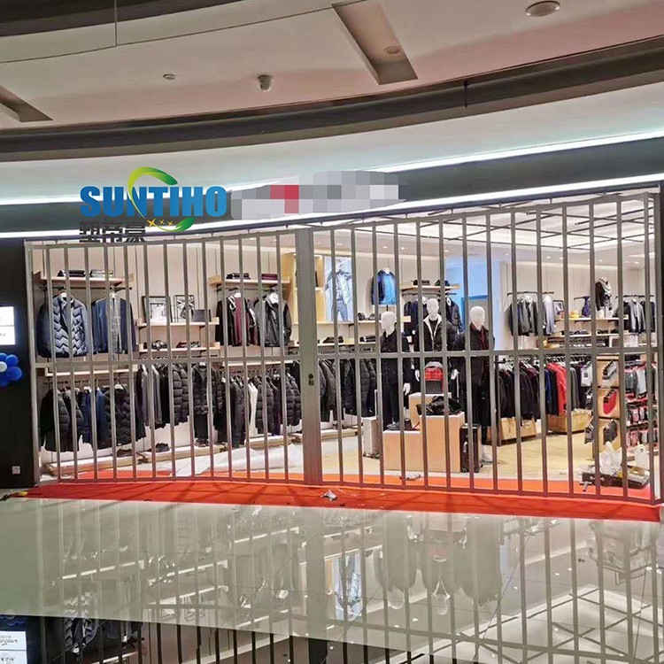 Newly design polycarbonate transparent folding door aluminum alloyed folding door