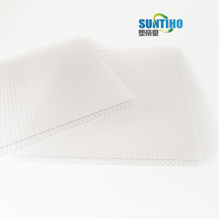 pc clear colored greenhouse hollow polycarbonate sheet