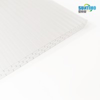 pc clear colored greenhouse hollow polycarbonate sheet