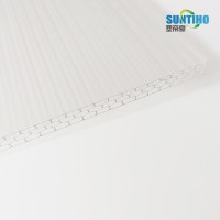 pc clear colored greenhouse hollow polycarbonate sheet