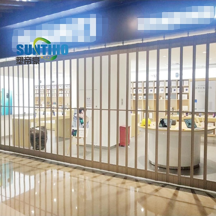 Top grade aluminum full view PC doors polycarbonate folding door wholesale