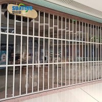 Fashionable design Security Pc Crystal Clear Folding Door For Market Use