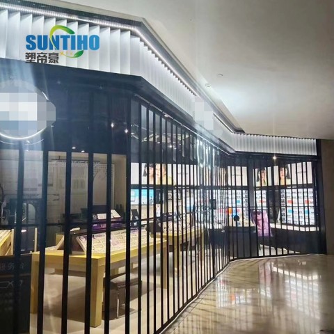 Hot sale top grade aluminum alloyed PC folding doors popular in the world