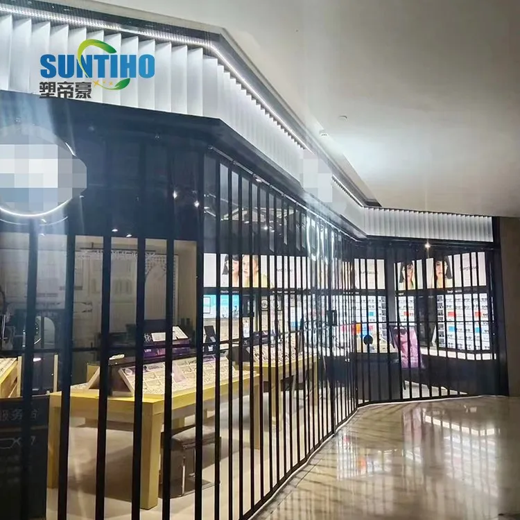 Best quality and security standard pc folding door with nice special design
