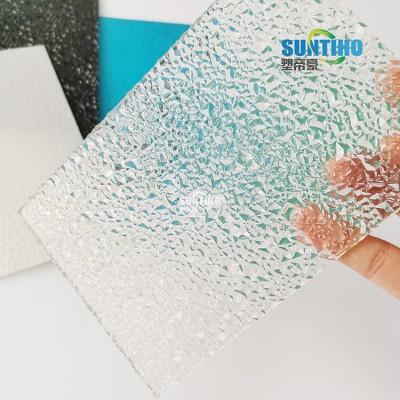Le polycarbonate transparent de Lexan panneau les matériaux de toiture de feuille de panneaux