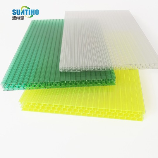 10 years guarantee uv coated multiwall polycarbonate roofing sheet