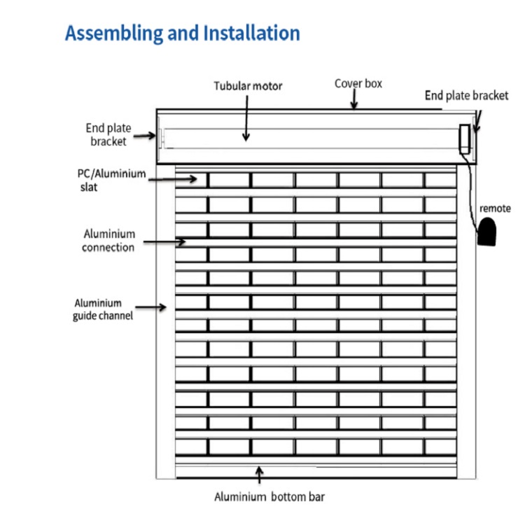 automatic glass sliding door