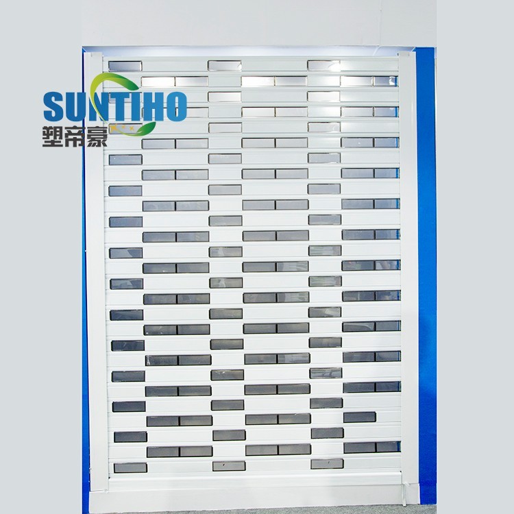 China factory modern security entry electric automatic roll up ss stainless steel roller shutter garage doors